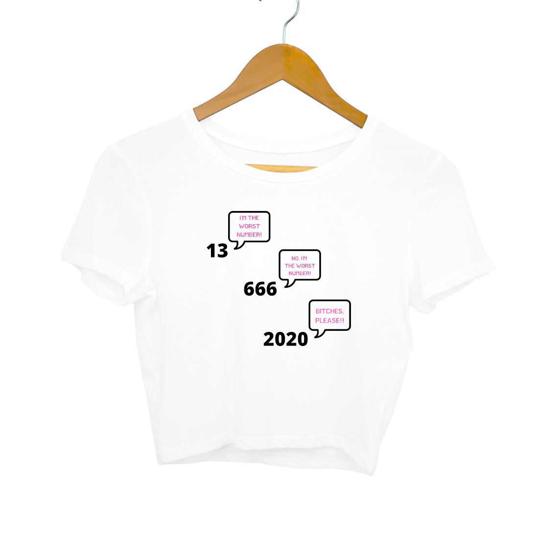 2020 BAD Crop Top For Women | 100% Premium Cotton